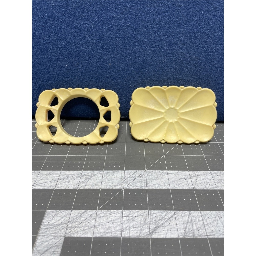 1970s Bathroom 2pc-Wall Mount Soap & Toothbrush Holders‎ REPLACEMENT Pieces
